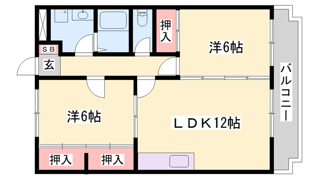 物件間取画像