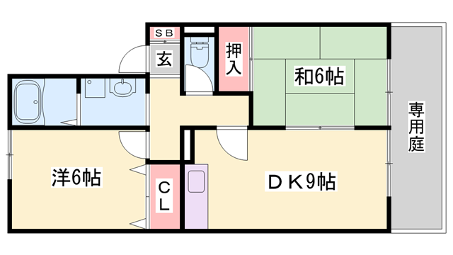 物件間取画像