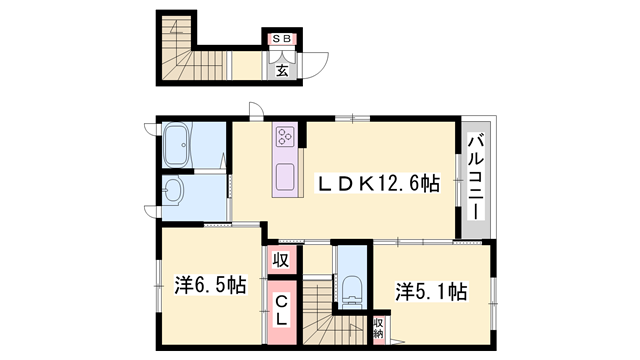 物件間取画像