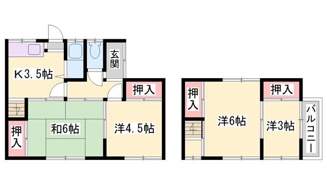 物件間取画像