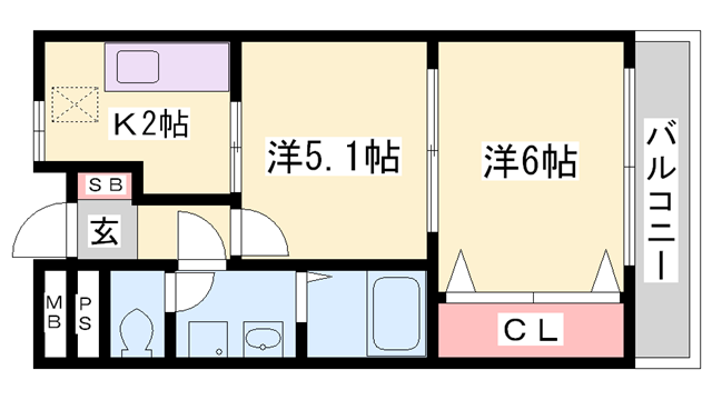物件間取画像