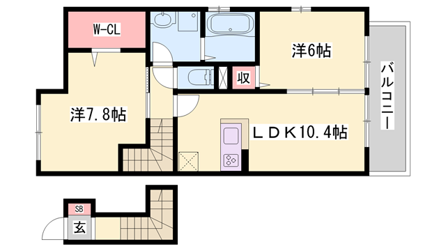 物件間取画像