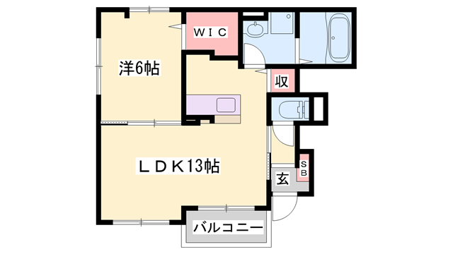 ラシュレ白浜の物件間取画像