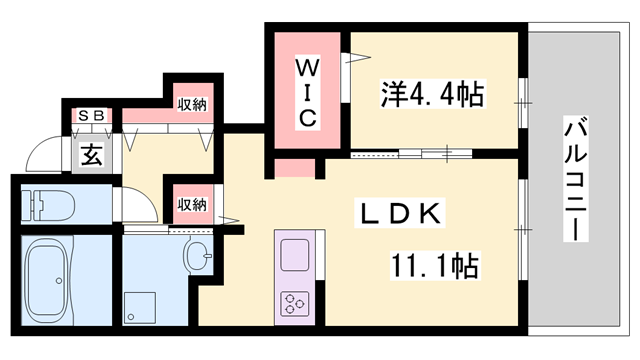 物件間取画像