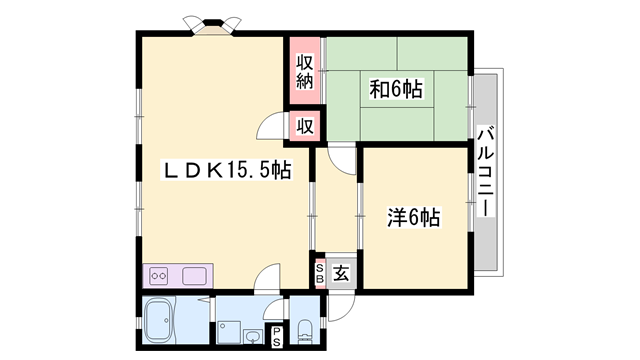 物件間取画像