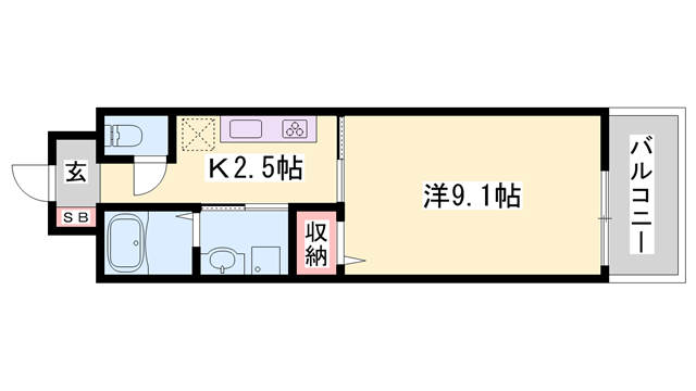 物件間取画像