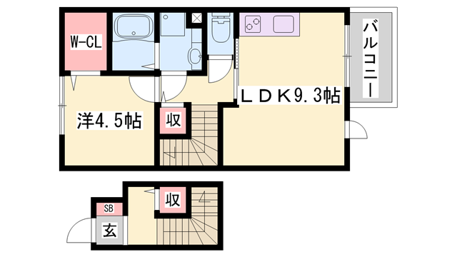 物件間取画像