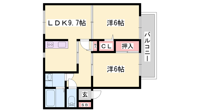物件間取画像
