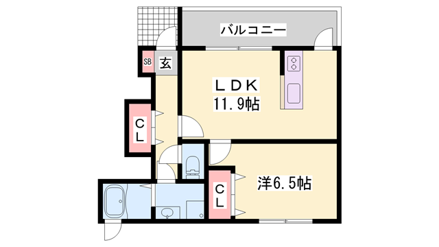 物件間取画像