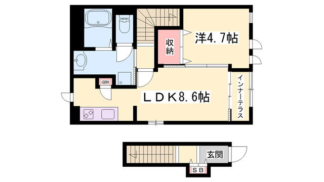 物件間取画像