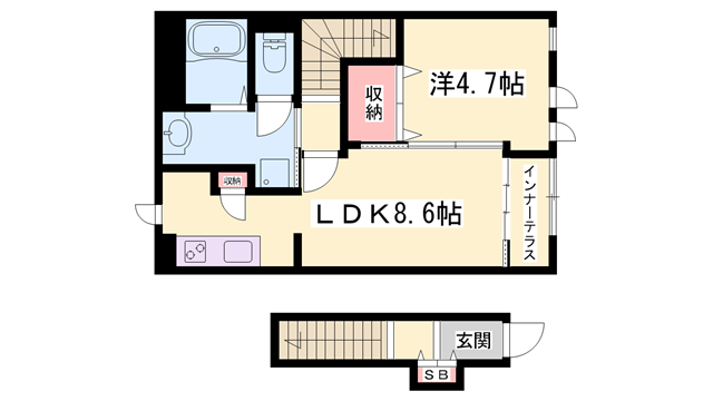 物件間取画像