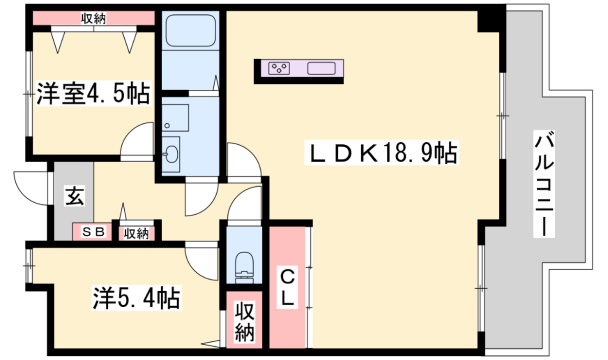 物件間取画像