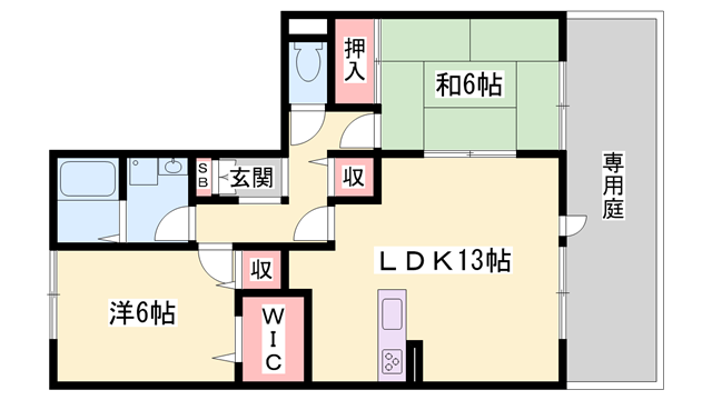 Live-Townの物件間取画像