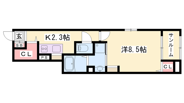 物件間取画像