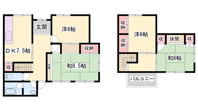 物件間取画像
