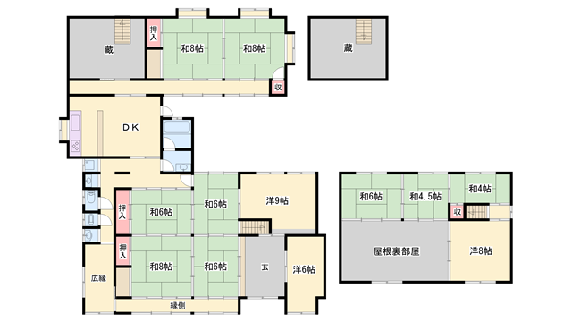 物件間取画像