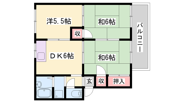 津南コーポラスの物件間取画像