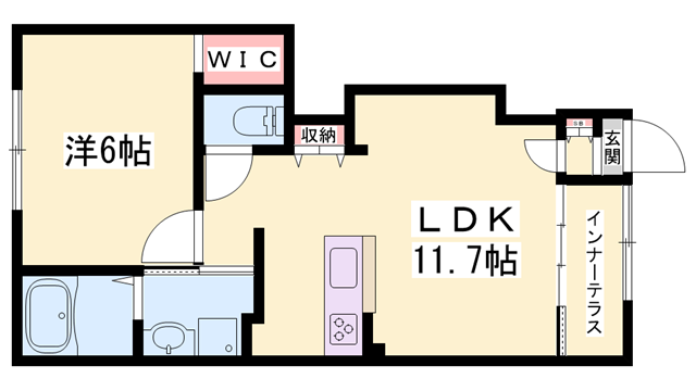 物件間取画像