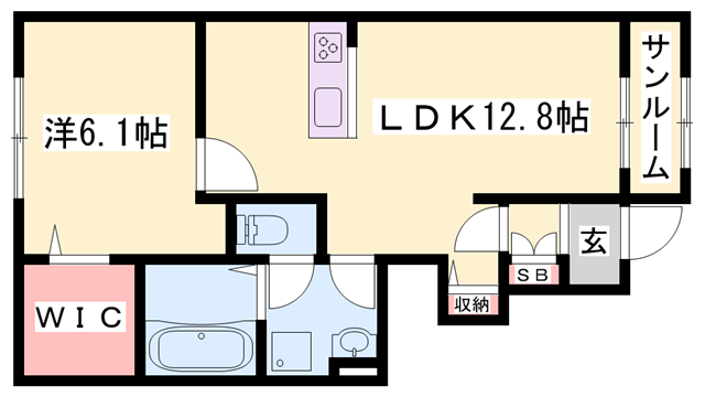 アイリス・KⅢの物件間取画像