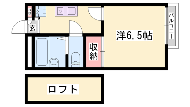 CANALCITYの物件間取画像