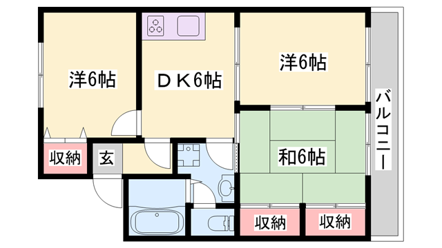 物件間取画像