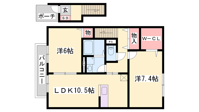 物件間取画像