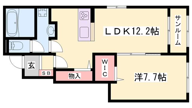 物件間取画像