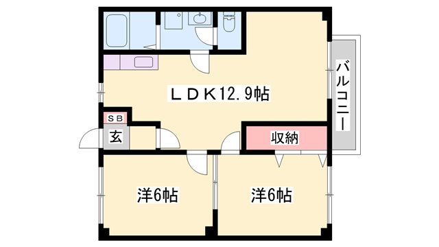 物件間取画像
