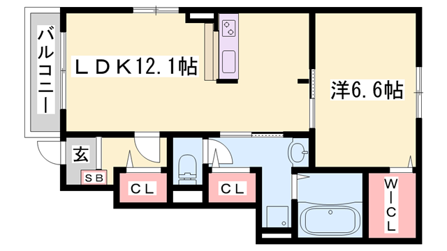 物件間取画像