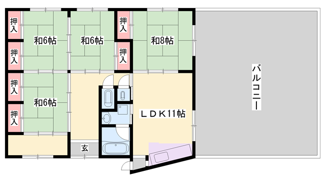 物件間取画像