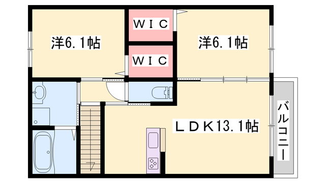 物件間取画像