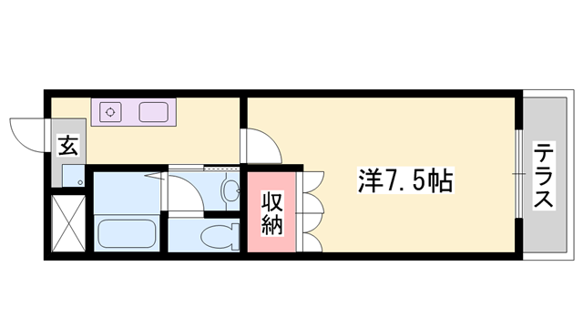 カサミラドール・クレマの物件間取画像