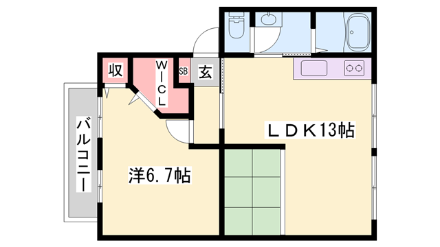 物件間取画像