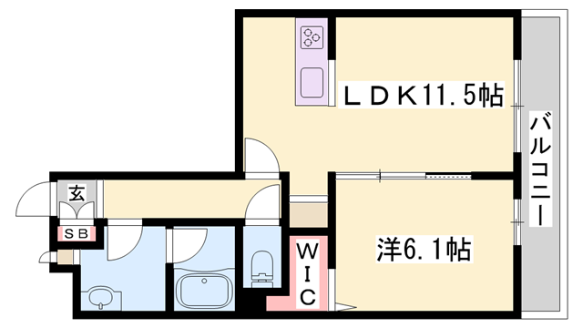 物件間取画像
