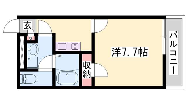 FORTUNA片田町の物件間取画像