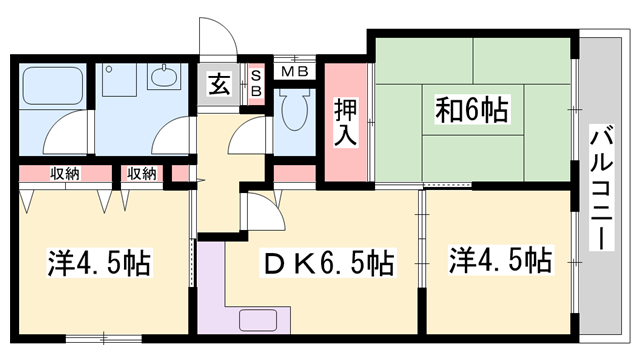 物件間取画像