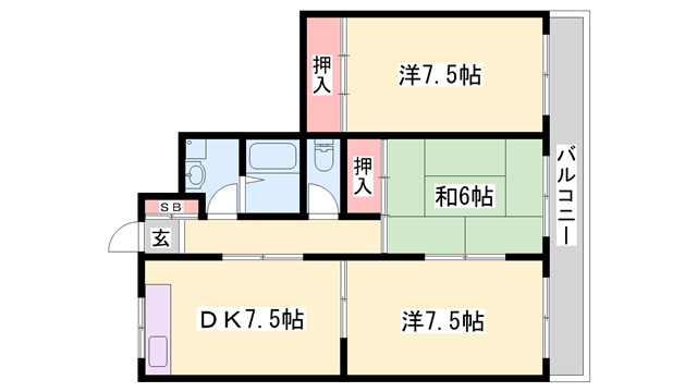物件間取画像