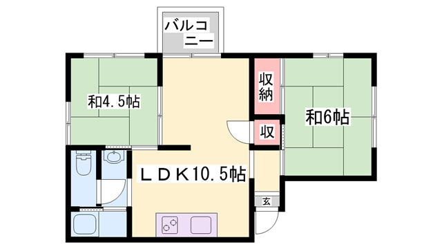 田中ハイツの物件間取画像