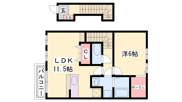 物件間取画像