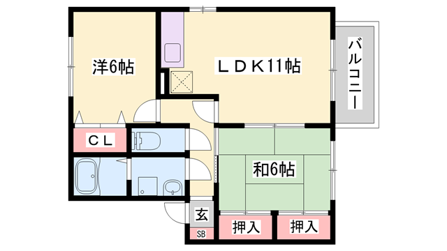 物件間取画像