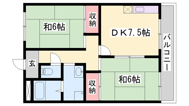 物件間取画像