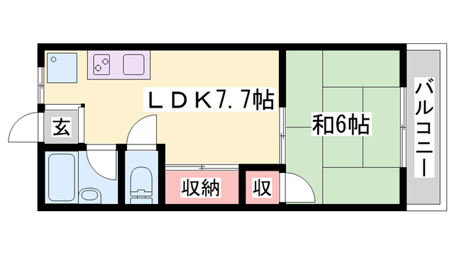 物件間取画像