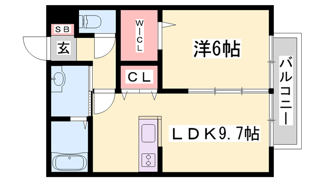 アビタシオンAの物件間取画像