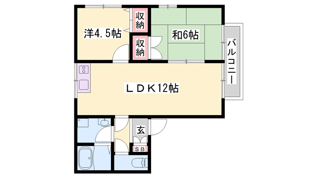 物件間取画像