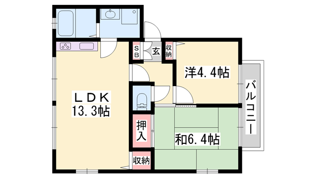 物件間取画像