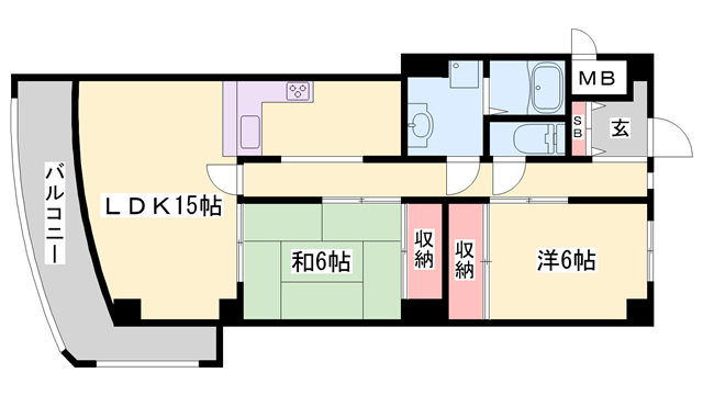 物件間取画像