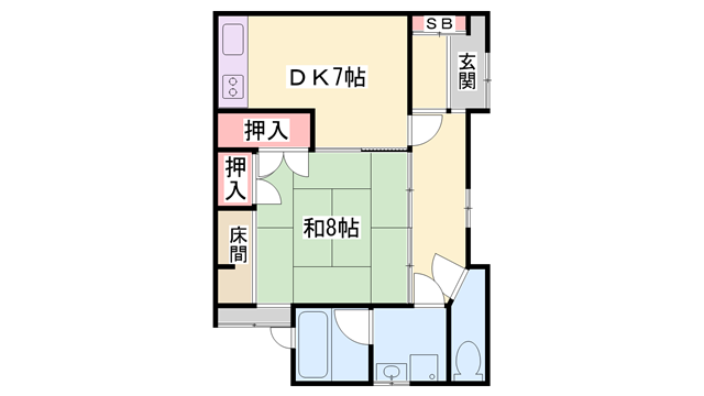 物件間取画像