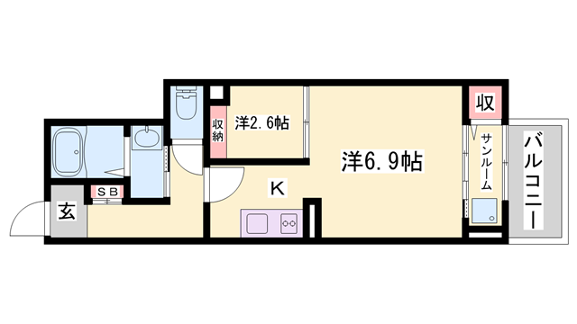 ノアBの物件間取画像
