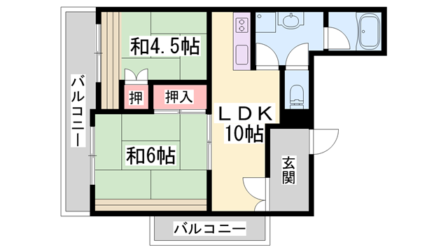 物件間取画像