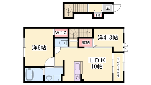 物件間取画像